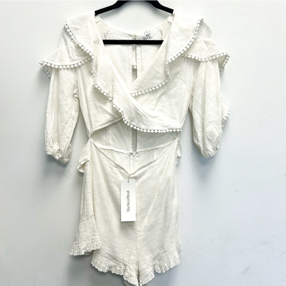 Angel Biba white romper